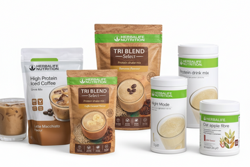Herbalife protein drink mix and nutrition products with shaker