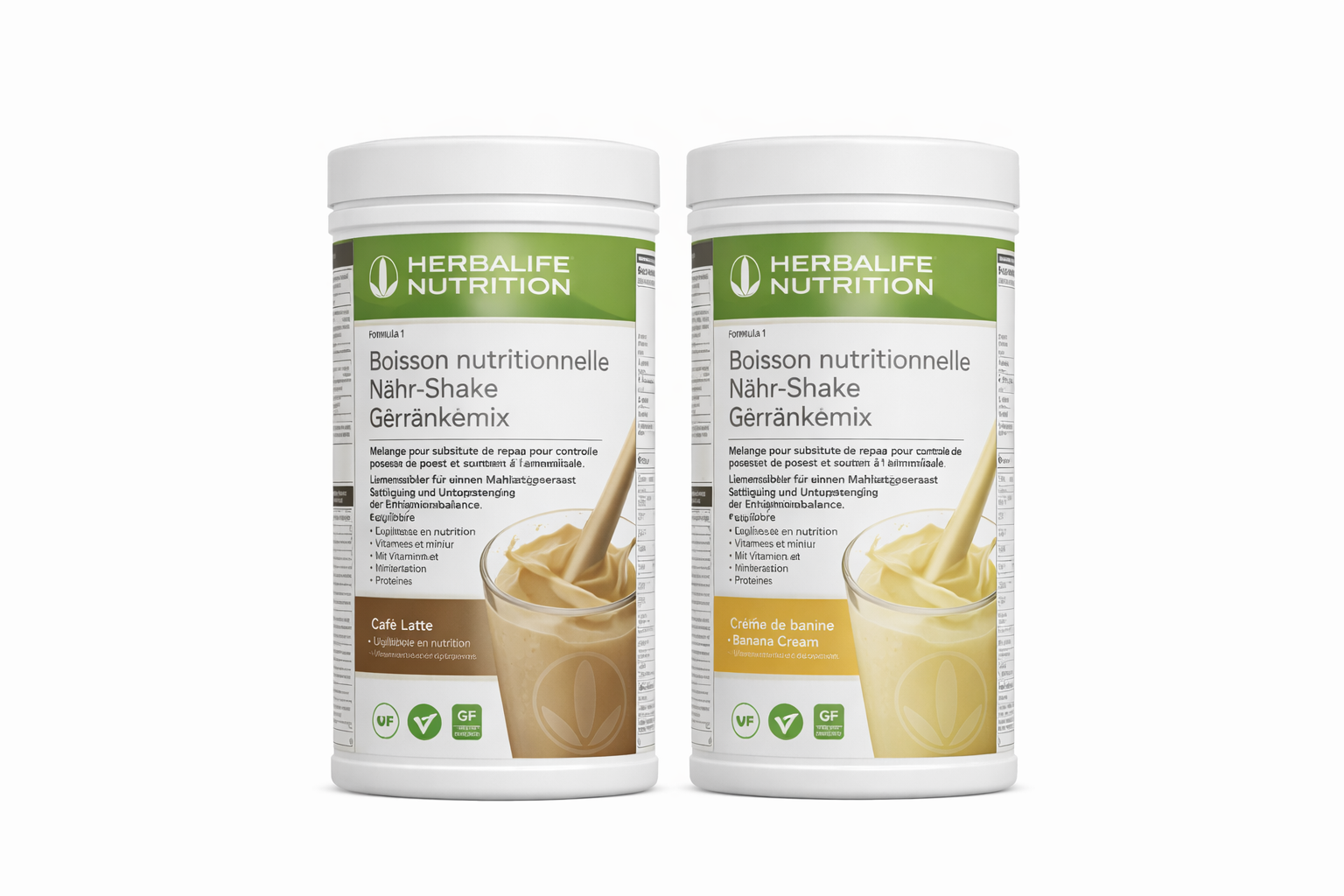 Herbalife Formula 1 shake bundle 2x 550g meal replacement drinks
