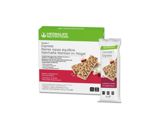 herbalifeformula1expressbarscranberrywhitechocolate