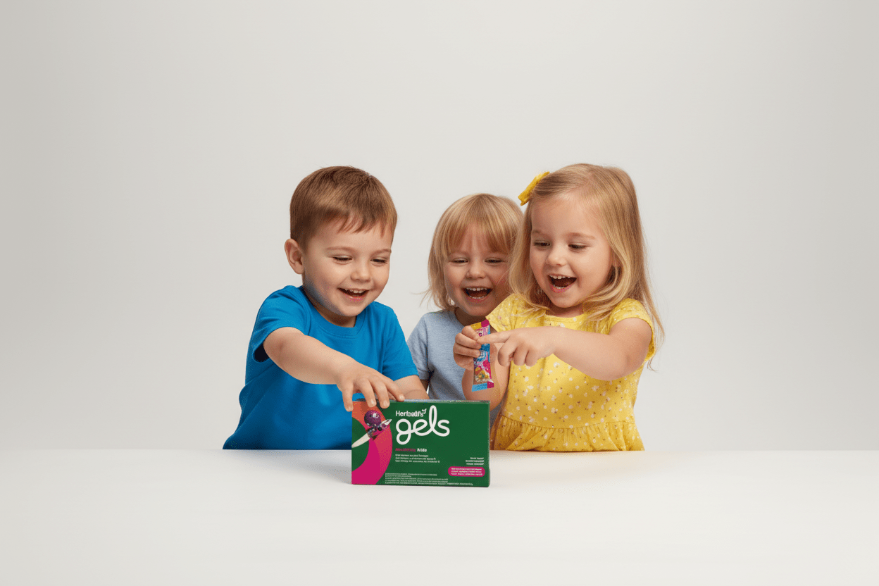 Herbalife Gels MindVita Kids – Moonbeam Lemonberry | 30 Chewable Gels Herbalife  - 