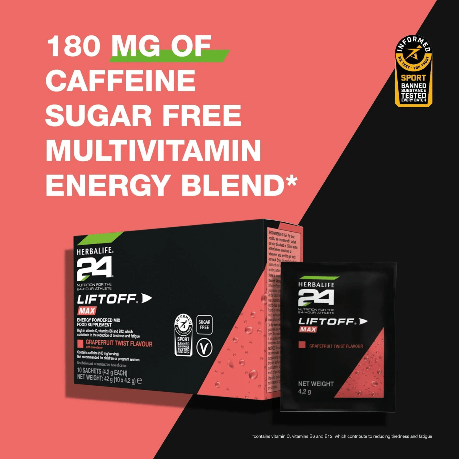 Herbalife H24 LiftOff Max Drink Mix – Grapefruit Flavour Herbalife  - 