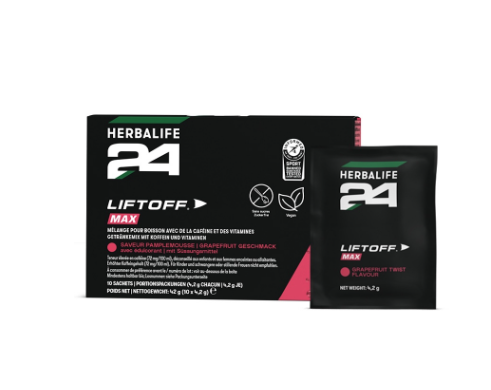 Herbalife H24 liftoff max grapefruit 10 sachets energy drink