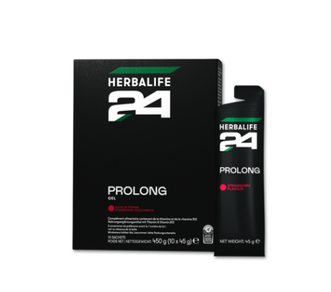 Herbalife H24 prolong gel strawberry 10 sachets endurance energy gel