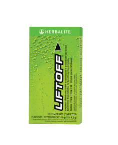 Herbalife Liftoff lemon lime tablets 10 x 4.5g energy drink tablets