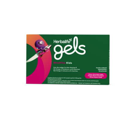 Herbalife MindVita Kids lemon berry gels 30 gummies supplement