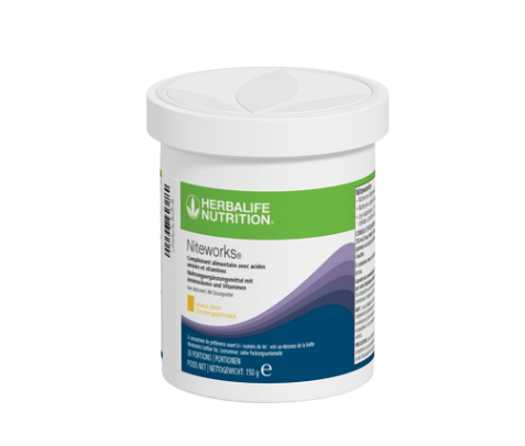Herbalife Niteworks lemon 15 servings night supplement powder