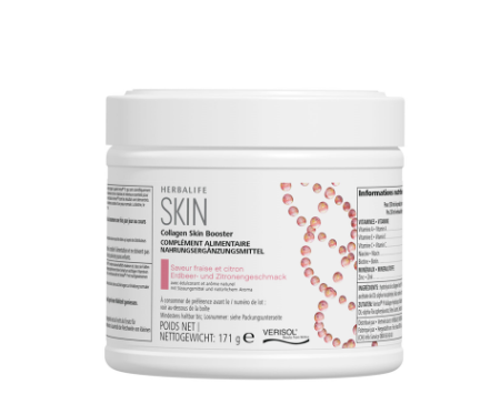 Herbalife skin collagen booster strawberry lemon powder 171g