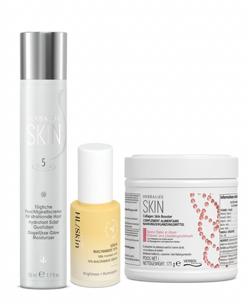 Herbalife skin glow hydration bundle collagen serum moisturiser